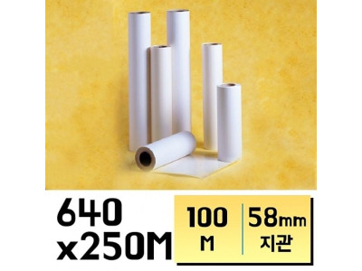 그레이트 롤코팅필름 100mic 640mmX250m.58지관