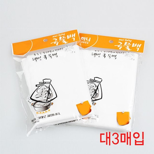 해우 국물백(대)3매 육수 다시다망 멸치망 차망 주방잡화 일회용품