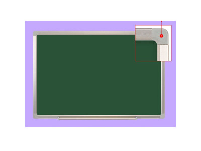 분필용 칠판(자석사용 가능) 40cm x 30cm