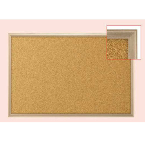 코르크 게시판(미송) 문구 사무 보드 60cm x 45cm