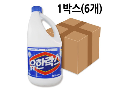 유한 락스 레귤러 2리터 일반용 화장실 바닥 청소