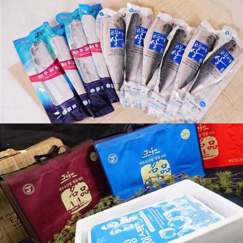 제주 은갈치(대) 2마리+고등어살 6쪽 선물세트