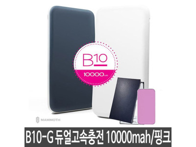 보조배터리 고급케이스 배터리 듀얼고속 10000mah CA