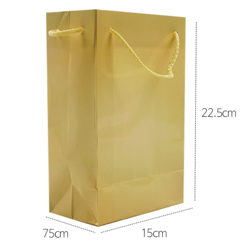 동성 쇼핑백 7호 노랑 가로15X세로22.5X폭7.5cm BF