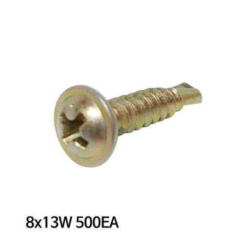 명화금속 직결피스 와셔형 8x13W 500개입