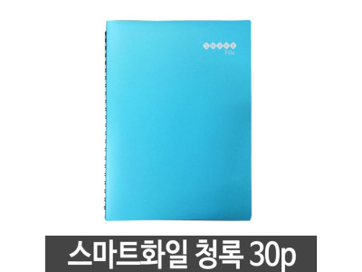 메카라인 스마트화일 30p A4 청록