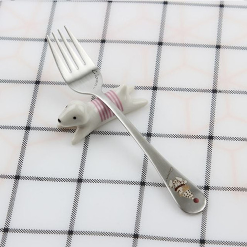 DMK 스테인리스 삐에로 아동 포크 1P OPP포장