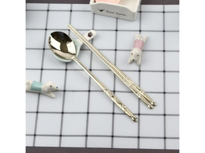 DMK 스테인리스 청죽 티타늄 수저 1P OPP포장