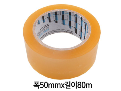 우림 OPP 박스테이프 투명 폭50mmX길이80m