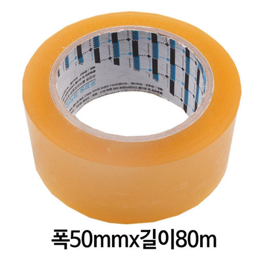 우림 OPP 박스테이프 투명 폭50mmX길이80m