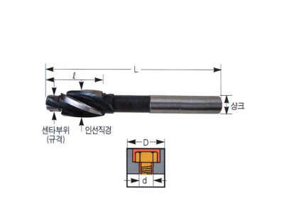 와이지원-3035566 카운터보어/8.0mm/14.0