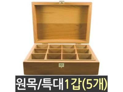 원목 인장함 특대 케이스 도장함 보관함 5개