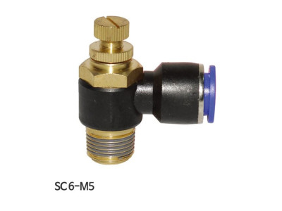 코리아뉴매틱 스피드컨트롤러 SC6-M5 6mm(10EA)