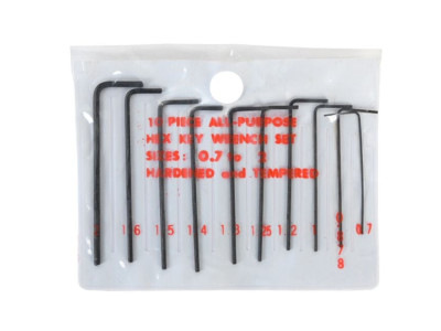 삼정정밀 육각 L렌치세트 0.7에서 2mm (10pcs)