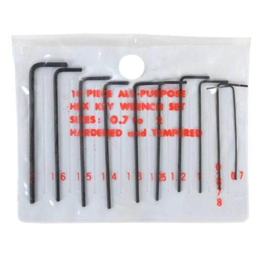삼정정밀 육각 L렌치세트 0.7에서 2mm (10pcs)