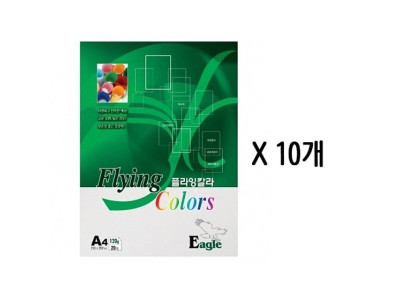 삼원 플라잉칼라 120g 20매 A4 E01 흰눈색