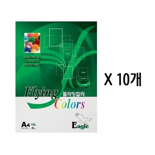 삼원 플라잉칼라 120g 20매 A4 E01 흰눈색