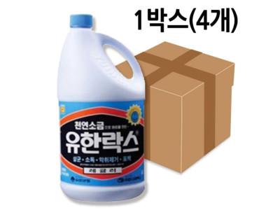 유한락스 레귤러 4L 4개.