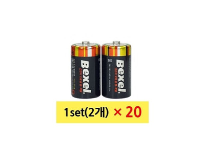 벡셀 건전지 2개입 1.5V AA 2A 1갑(12개)
