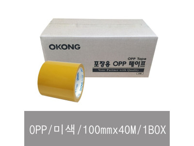 오공 opp 100mmx40M 1BOX-30개입 미색