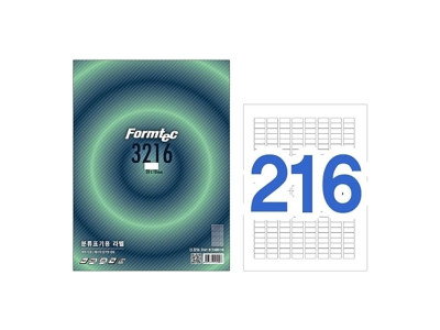 폼텍 바코드용라벨 LS-3216