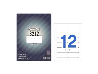 폼텍 바코드용라벨 LS-3212