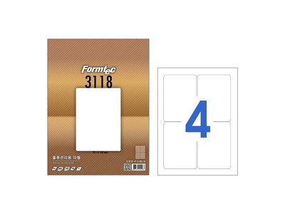 폼텍 바코드용라벨 LS-3118