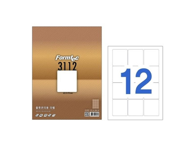 폼텍 바코드용라벨 LS-3112