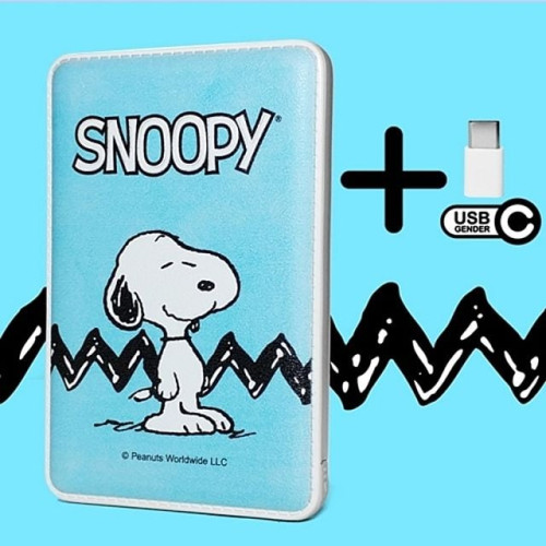 스누피 보조배터리 5000mAh(정품)5/8통합핀/DX5