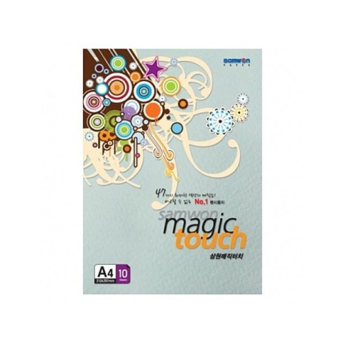 삼원 매직터치 M09 연옥색.A4 180g 10입.1권