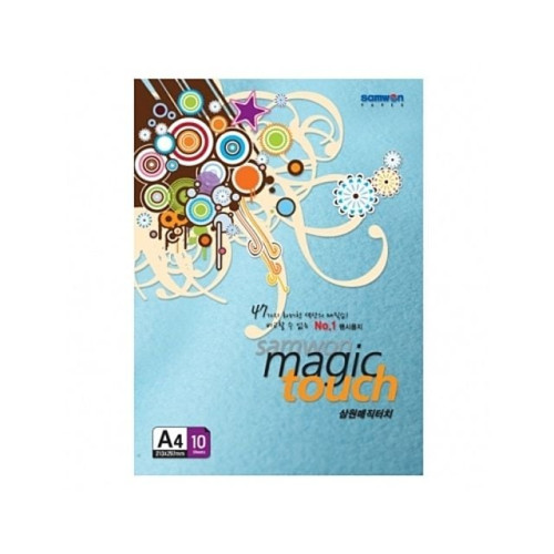 삼원 매직터치 M44 바다색.A4 180g 10입.1권