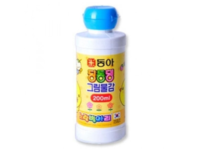 동아 딩동댕물감.200ml/하늘.1개