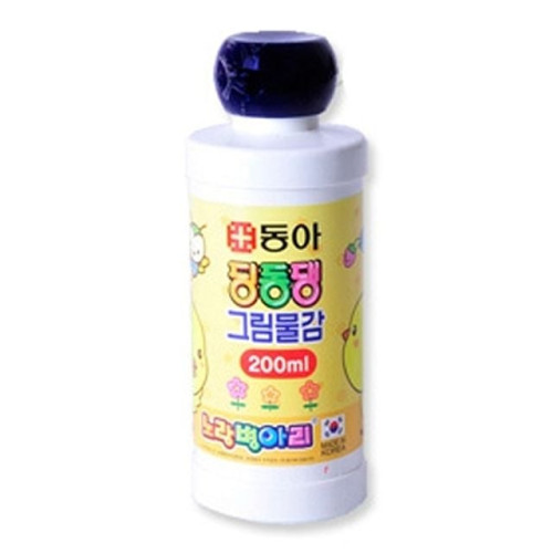 동아 딩동댕물감.200ml/검정.1개