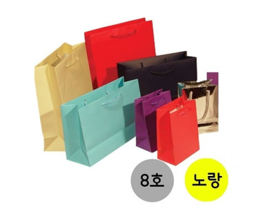 동성 쇼핑백8호노랑 700w.12x18x7.1봉/100