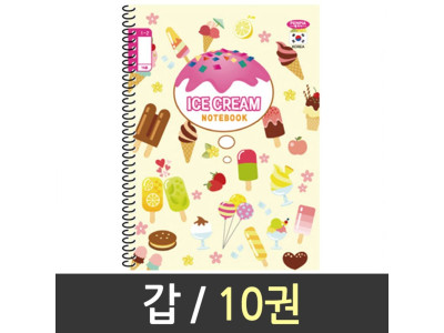 펜피아 스프링초등노트 1000w.1-2무제 여아 1갑10권