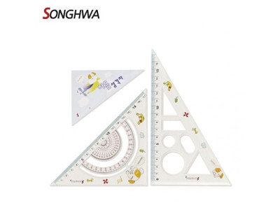 송화 삼각자.16cm