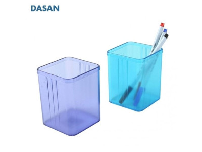 다산 사각투명펜꽂이 352 색상랜덤