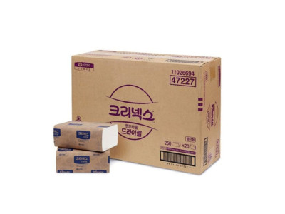 47227 크리넥스 드라이셀 F250(VF) 250매X20밴드