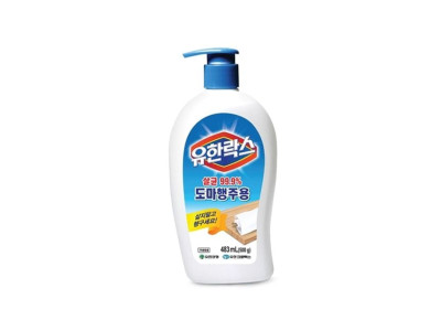 유한락스 도마 행주용 483ml