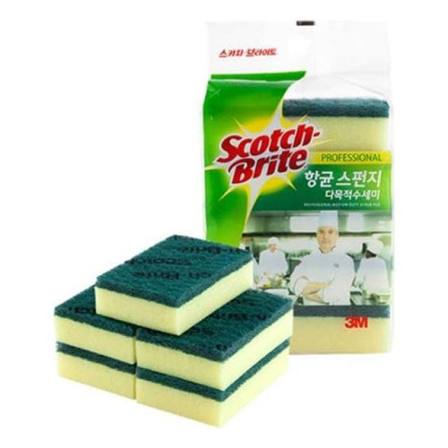 3M 스카치 스펀지 다목적 수세미x5개입