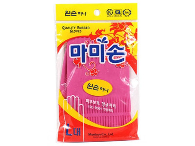 마미손 고무장갑 왼손 하나 L(대)x10켤레