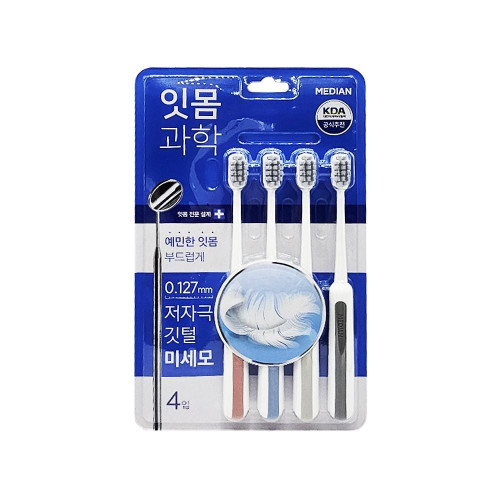 메디안 잇몸과학 칫솔 4입