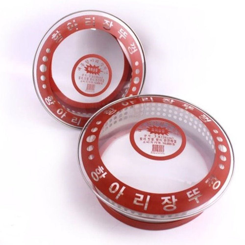 항아리 장뚜껑 4호 29cm