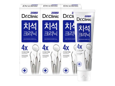 2080 닥터크리닉 치석치약 120gx3입