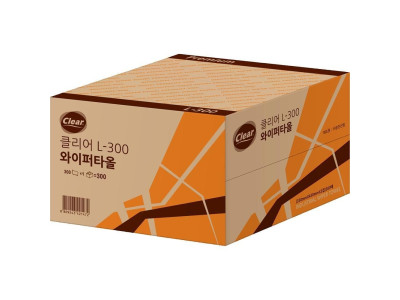 광진 클리어와이퍼 화이트 L-300 300매 와이퍼타올