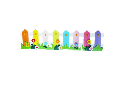펠트 색동삼각울타리(15X60cm) 환경꾸미기재료