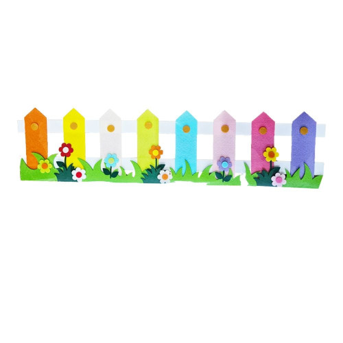 펠트 색동삼각울타리(15X60cm) 환경꾸미기재료