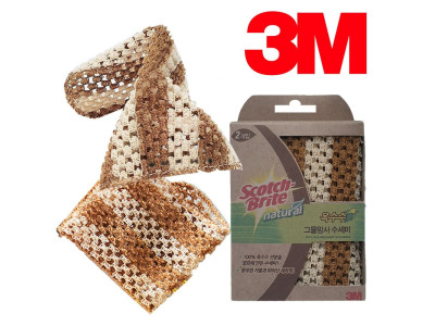 3M 0479 환경 옥수수 그물망사수세미 2개