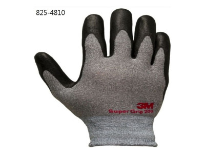 3M NBR폼코팅장갑 슈퍼그립200 회색L 825-4810 (10개)