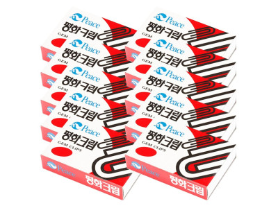 평화600클립(1갑-10개)